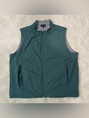Peter Millar Teal Full-Zip Men’s Vest